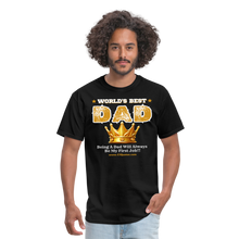 Load image into Gallery viewer, World's Best Dad Classic T-Shirt - black
