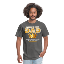 Load image into Gallery viewer, World's Best Dad Classic T-Shirt - charcoal