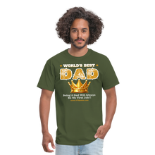Load image into Gallery viewer, World's Best Dad Classic T-Shirt - military green