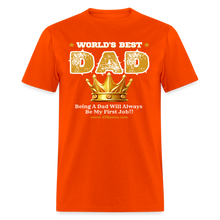 Load image into Gallery viewer, World's Best Dad Classic T-Shirt - orange