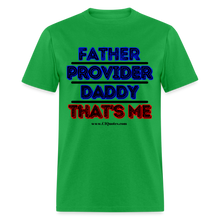 Load image into Gallery viewer, Father & Provider Classic T-Shirt (Black Trim) - bright green