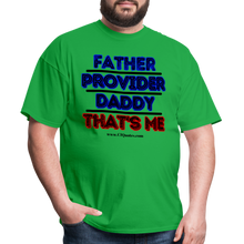Load image into Gallery viewer, Father & Provider Classic T-Shirt (Black Trim) - bright green