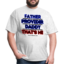 Load image into Gallery viewer, Father & Provider Classic T-Shirt (Black Trim) - light heather gray