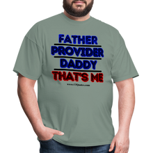 Load image into Gallery viewer, Father & Provider Classic T-Shirt (Black Trim) - sage
