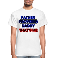 Load image into Gallery viewer, Father & Provider T-Shirt (White Trim, Soft Tee) - white