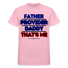 Load image into Gallery viewer, Father & Provider T-Shirt (White Trim, Soft Tee) - light pink