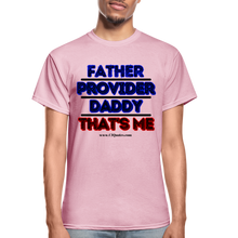 Load image into Gallery viewer, Father & Provider T-Shirt (White Trim, Soft Tee) - light pink