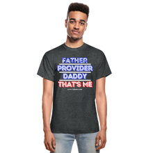 Load image into Gallery viewer, Father & Provider T-Shirt (Black Trim, Soft Tee) - deep heather
