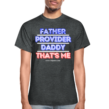 Load image into Gallery viewer, Father & Provider T-Shirt (Black Trim, Soft Tee) - deep heather
