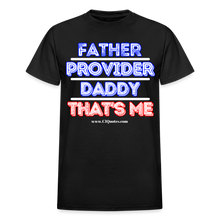 Load image into Gallery viewer, Father & Provider T-Shirt (Black Trim, Soft Tee) - black