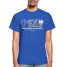 Load image into Gallery viewer, Super Dad T-Shirt (Soft Tee) - royal blue