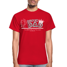 Load image into Gallery viewer, Super Dad T-Shirt (Soft Tee) - red