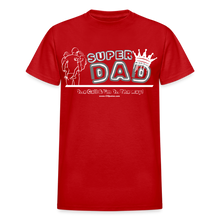 Load image into Gallery viewer, Super Dad T-Shirt (Soft Tee) - red
