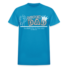 Load image into Gallery viewer, Super Dad T-Shirt (Soft Tee) - turquoise