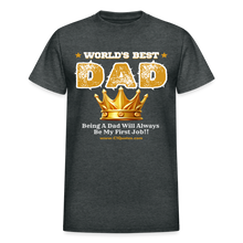 Load image into Gallery viewer, World's Best Dad T-Shirt (Soft Tee) - deep heather
