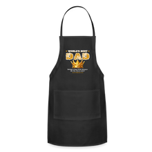 Load image into Gallery viewer, World's Greatest Dad Adjustable Apron - black