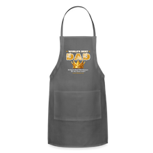 Load image into Gallery viewer, World's Greatest Dad Adjustable Apron - charcoal
