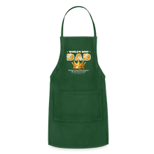 Load image into Gallery viewer, World's Greatest Dad Adjustable Apron - forest green