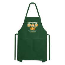 Load image into Gallery viewer, World's Greatest Dad Adjustable Apron - forest green