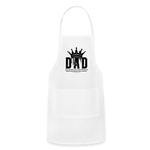Load image into Gallery viewer, Dad's Adjustable Apron (Black) - white