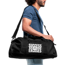 Load image into Gallery viewer, Success Over Excuses Duffel Bag - black