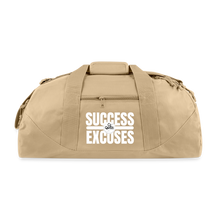 Load image into Gallery viewer, Success Over Excuses Duffel Bag - beige