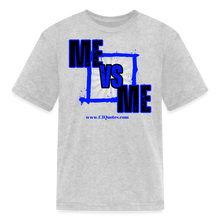 Load image into Gallery viewer, Me vs Me Kids' T-Shirt (Blue) - heather gray