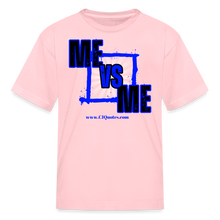 Load image into Gallery viewer, Me vs Me Kids' T-Shirt (Blue) - pink