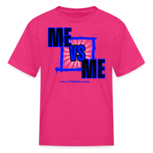 Load image into Gallery viewer, Me vs Me Kids' T-Shirt (Blue) - fuchsia