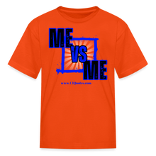 Load image into Gallery viewer, Me vs Me Kids' T-Shirt (Blue) - orange