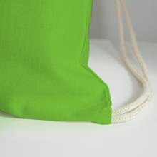 Load image into Gallery viewer, Success Over Excuses Cotton Drawstring Bag (White Print) - clover