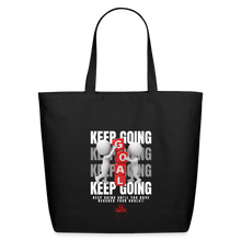 Load image into Gallery viewer, Goal Reaching Eco-Friendly Cotton Tote - black