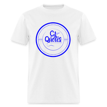 Load image into Gallery viewer, The Brand Unisex Classic T-Shirt (Blue Print) - white