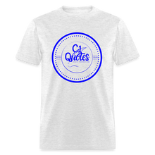 Load image into Gallery viewer, The Brand Unisex Classic T-Shirt (Blue Print) - light heather gray