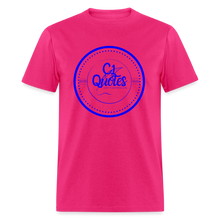 Load image into Gallery viewer, The Brand Unisex Classic T-Shirt (Blue Print) - fuchsia