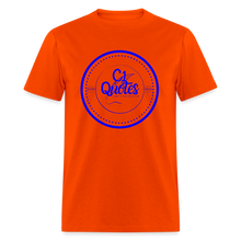 Load image into Gallery viewer, The Brand Unisex Classic T-Shirt (Blue Print) - orange