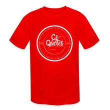 Load image into Gallery viewer, The Brand Youth Moisture Wicking Performance Tagless T-Shirt - red