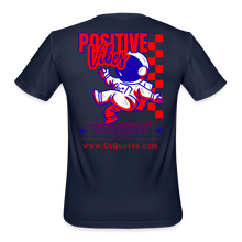 Load image into Gallery viewer, Positive Life Moisture Wicking Performance T-Shirt - navy
