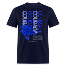 Load image into Gallery viewer, Courage Unisex T-Shirt - navy
