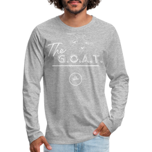 Load image into Gallery viewer, The GOAT Premium Long Sleeve T-Shirt - heather gray
