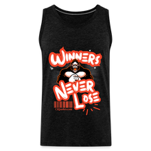 Load image into Gallery viewer, Winners Never Lose Men’s Premium Tank - charcoal grey
