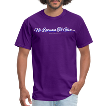 Load image into Gallery viewer, No Excuses To Give Unisex Classic T-Shirt - purple

