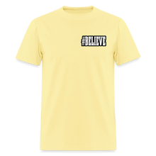 Load image into Gallery viewer, Believe T-Shirt (Black Outline) - cornsilk
