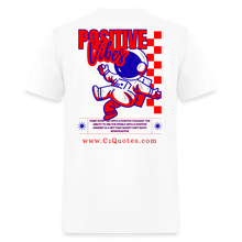 Load image into Gallery viewer, Positive Life T-Shirt (Red, White, &amp; Blue) - white
