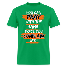 Load image into Gallery viewer, You Can Pray Unisex T-Shirt (White Print) - bright green
