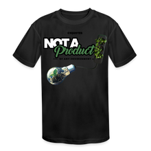 Load image into Gallery viewer, Not A Product Kids&#39; Moisture Wicking Performance T-Shirt - black
