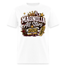Load image into Gallery viewer, Magnolia AllStars Parent T-Shirt - white
