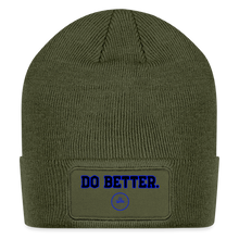 Load image into Gallery viewer, Do Better Patch Beanie - olive
