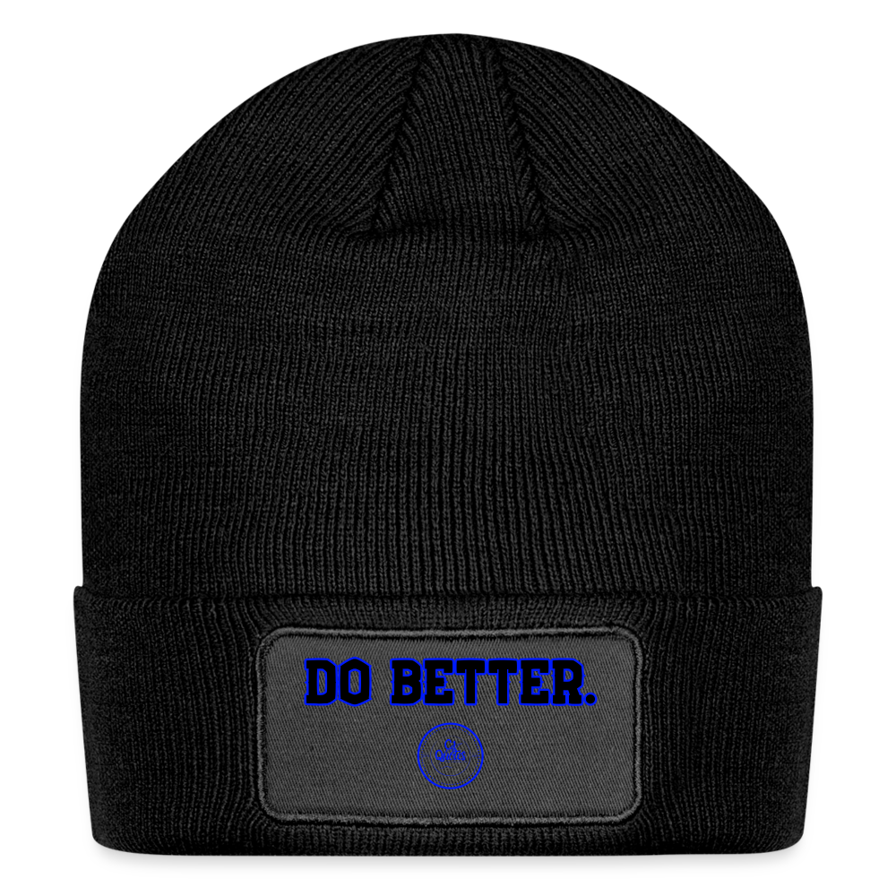 Do Better Patch Beanie - black