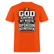 Load image into Gallery viewer, God Knows T-Shirt - orange
